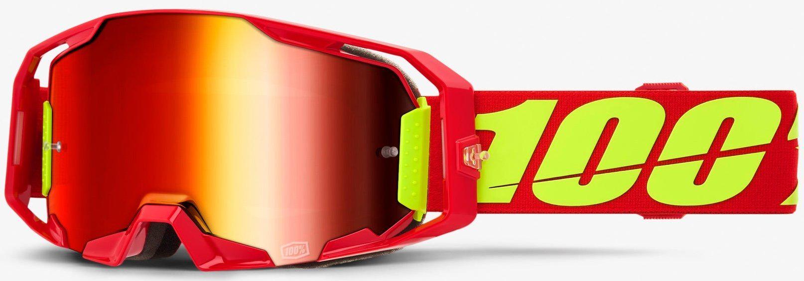 Мотоокуляри 100% ARMATIC Goggle Red/Mirror Red Lens (50281)
