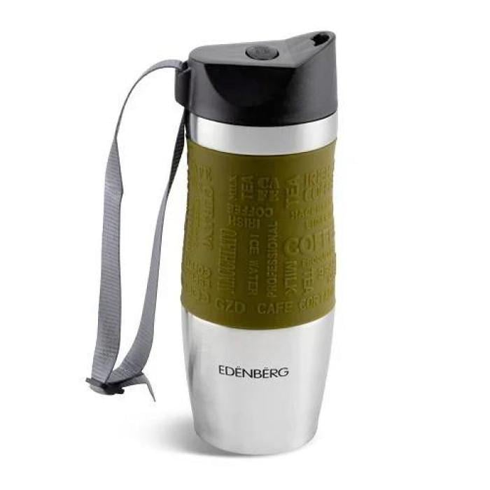 Термокружка Edenberg EB-623-Olive 380 мл Оливковий (8-6-4237671)