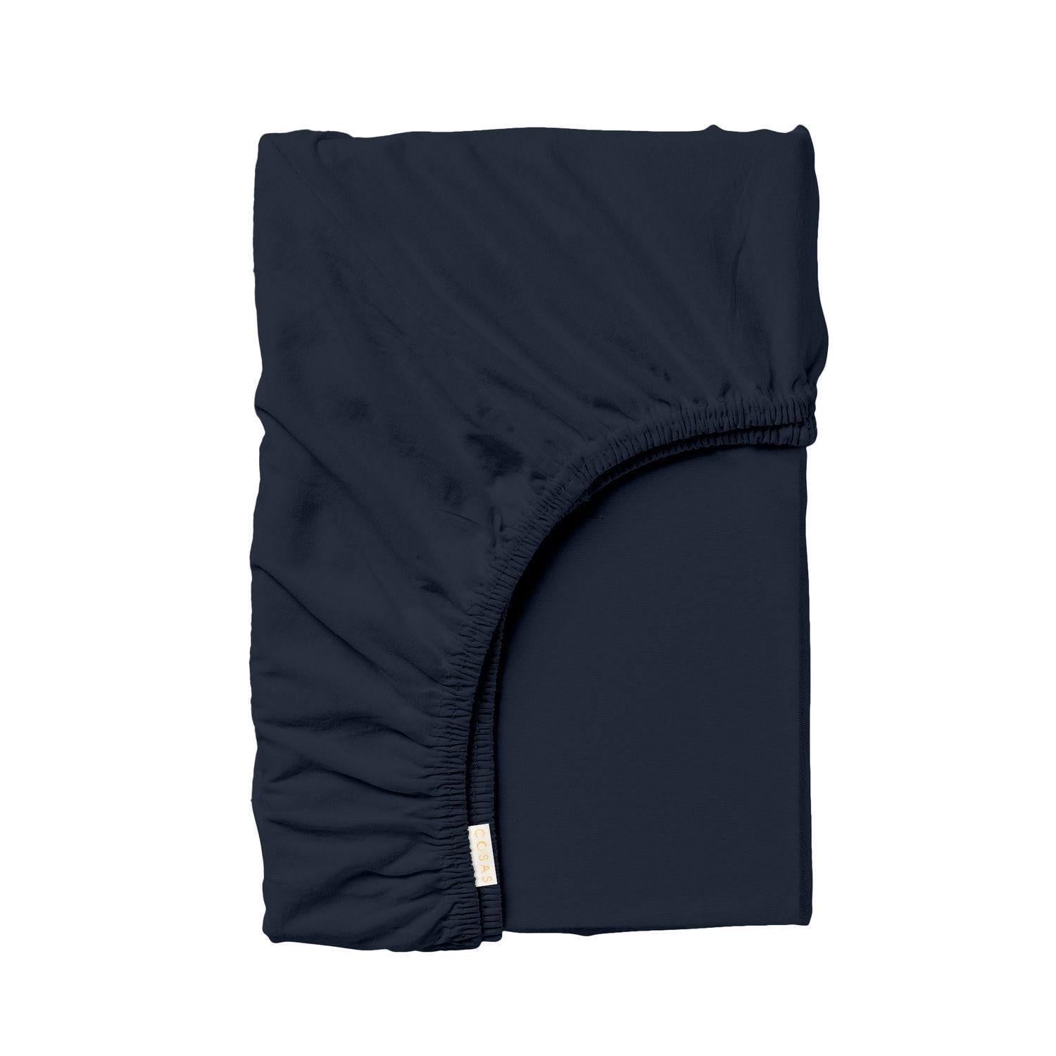 Простынь на резинке Cosas MIDNIGHT BLUE ранфорс 180х200х25 см (4822052406830)