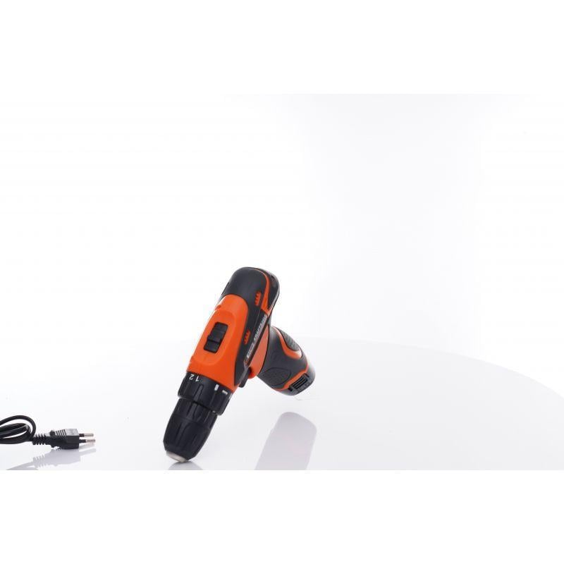 Дрель-шуруповерт аккумуляторный Kraft&Dele KD3066 2415716083 18 В 1300 мА/ч 30 Нм 2 скорости Li-Ion в кейсе - фото 3