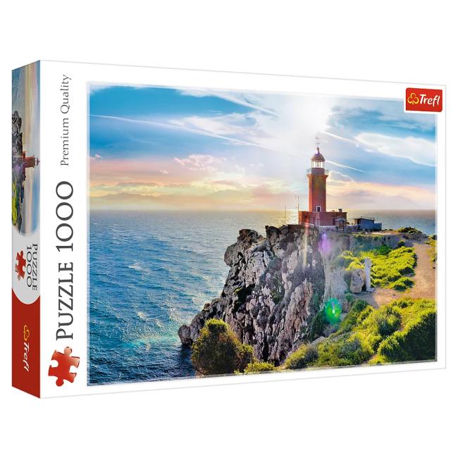 Пазли Trefl Маяк Мелагаві з картону на 1000 ел. Різнокольоровий (150-98-10436)