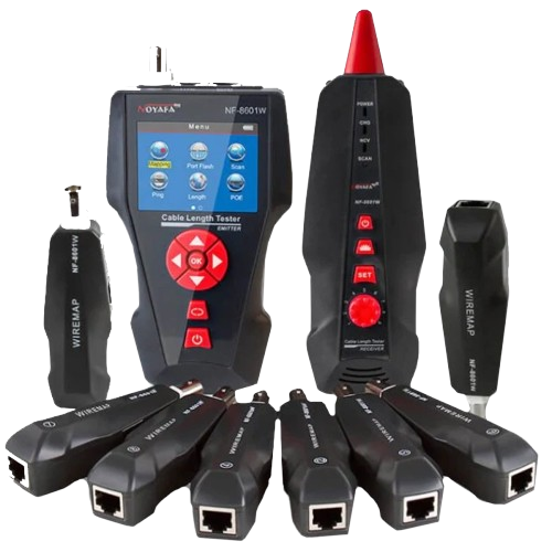 Тестер кабельный Noyafa NF-8601W проверка RJ45/RJ11/BNC до 2000 м (36522219) Тестер кабельный Noyafa NF-8601W проверка RJ45/RJ11/BNC до 2000 м (36522219)