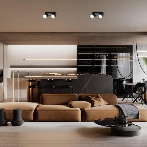 Спот накладной поворотный ARDERO ML418-2 под лампу Черный - фото 6 Спот накладной поворотный ARDERO ML418-2 под лампу Черный - фото 6