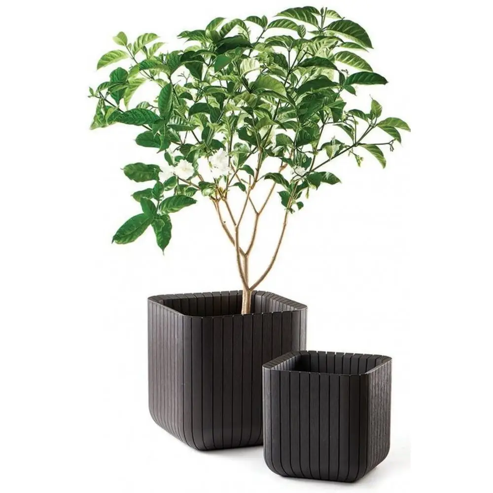 Горшок для уличных растений Keter Cube Planter квадратный L (CNT00012158) - фото 5