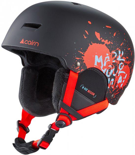 Шолом Cairn Darwin Jr 55-56 Black-Fire Paint (1012-0605239-6025556)