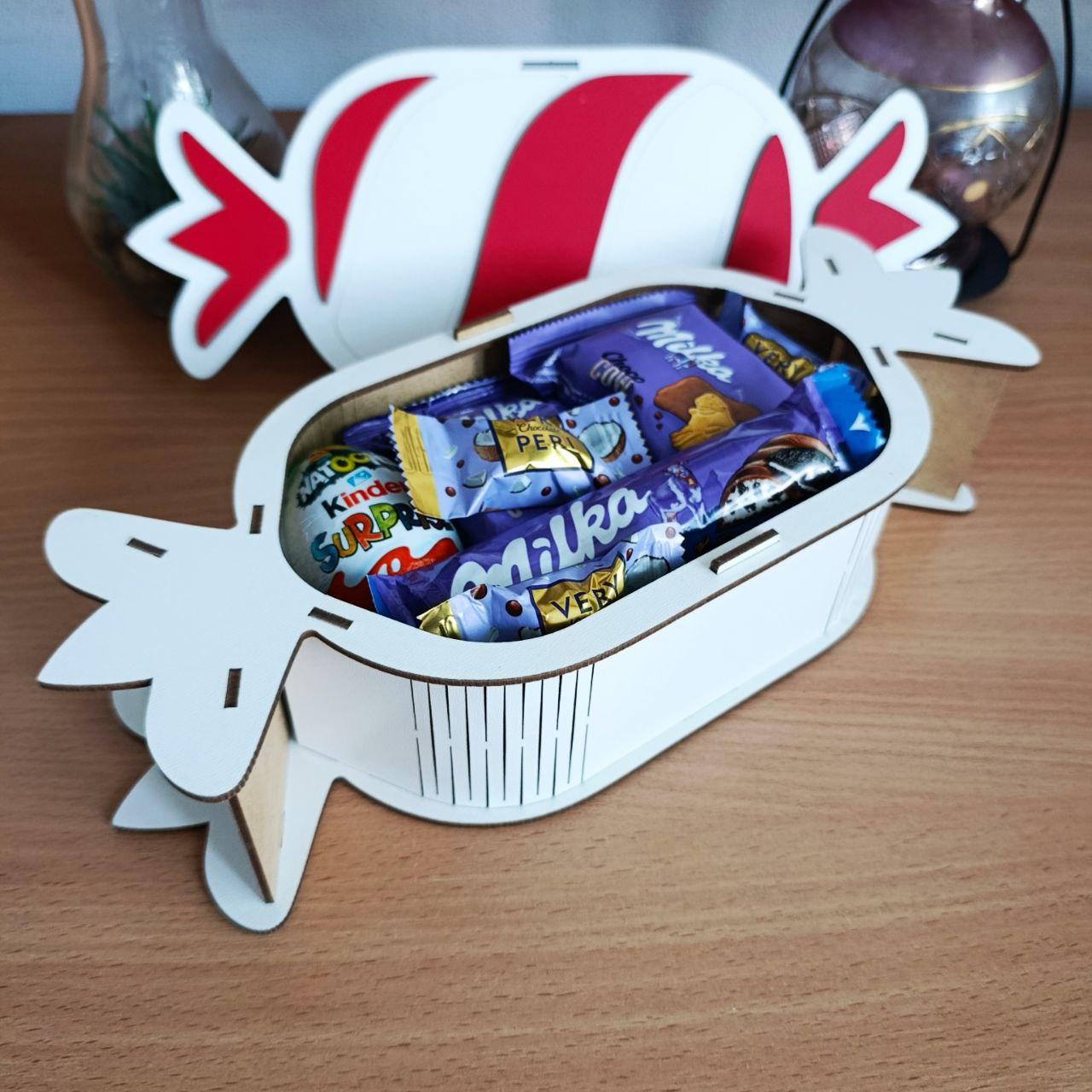 Бокс цукерка з солодощами для дитини/дівчини на день народження/новий рік/різдво/8 березня (ar260) - фото 2 Бокс цукерка з солодощами для дитини/дівчини на день народження/новий рік/різдво/8 березня (ar260) - фото 2