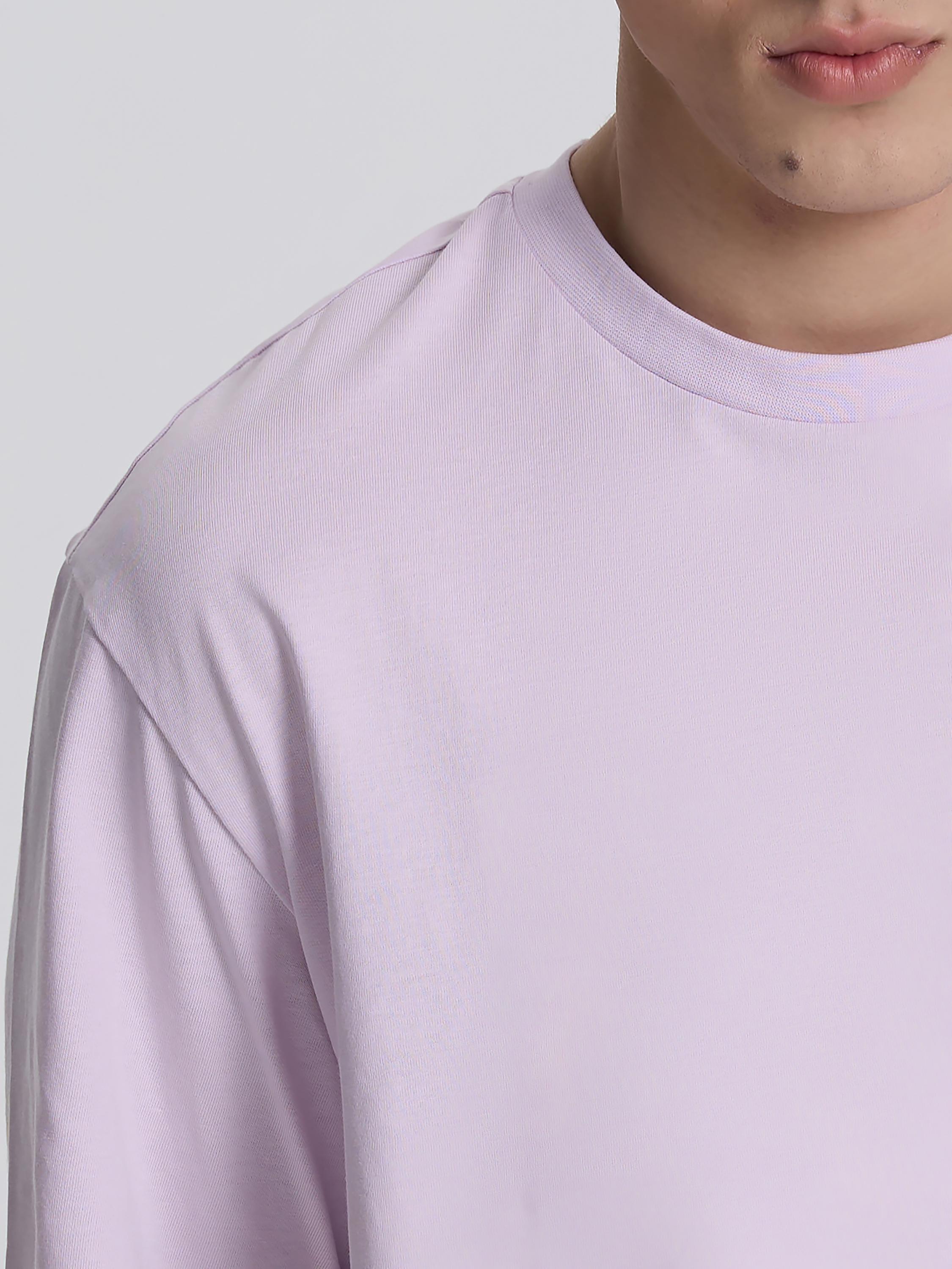 Футболка мужская ROZA 230926 M Лавандовый (4824005722165) - фото 4 Футболка мужская ROZA 230926 M Лавандовый (4824005722165) - фото 4