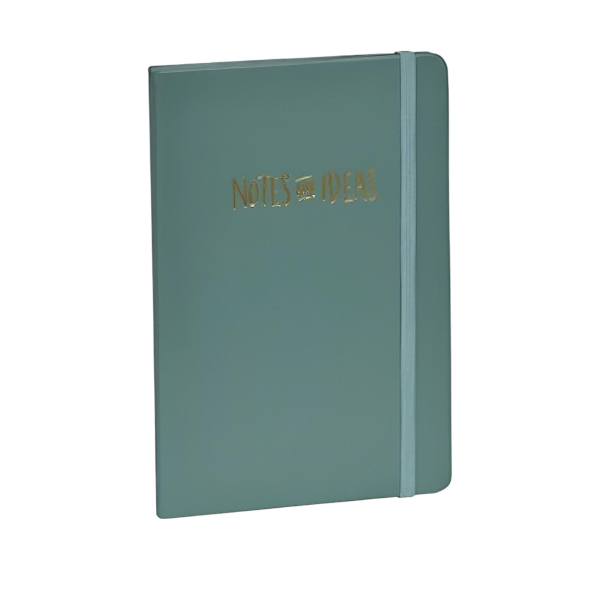 Блокнот на резинке Stenson Notes and ideas 80 листов А6 в линию Зеленый (WW01494ST)