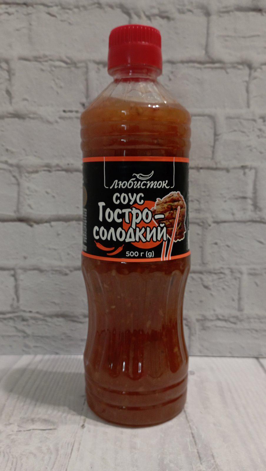 Соус гостро-солодкий Любисток 500 г (27721964)