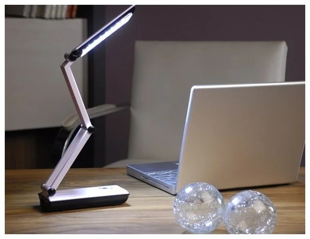 Настільна лампа Solar DP LED-666 трансформер Білий (5114lmn/yopblack) - фото 3