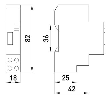 Реле часу освітлення E.NEXT AC1 AC електромеханічне 16 А 230 В (i0310006) - фото 3