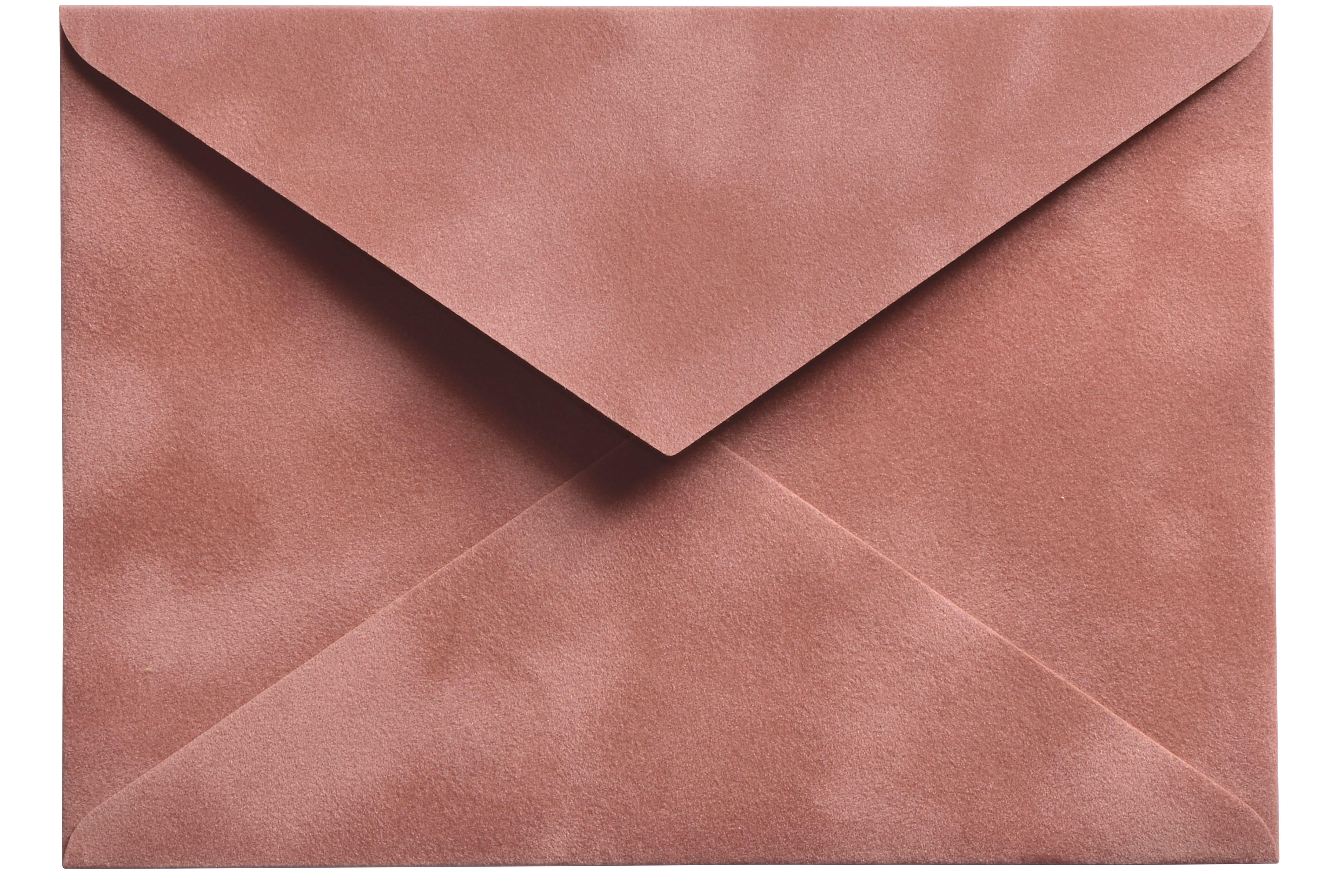 Конверт для денег С6 бархатный с легким мраморным эффектом 11,4х16,2 см Пыльная роза (363723972)