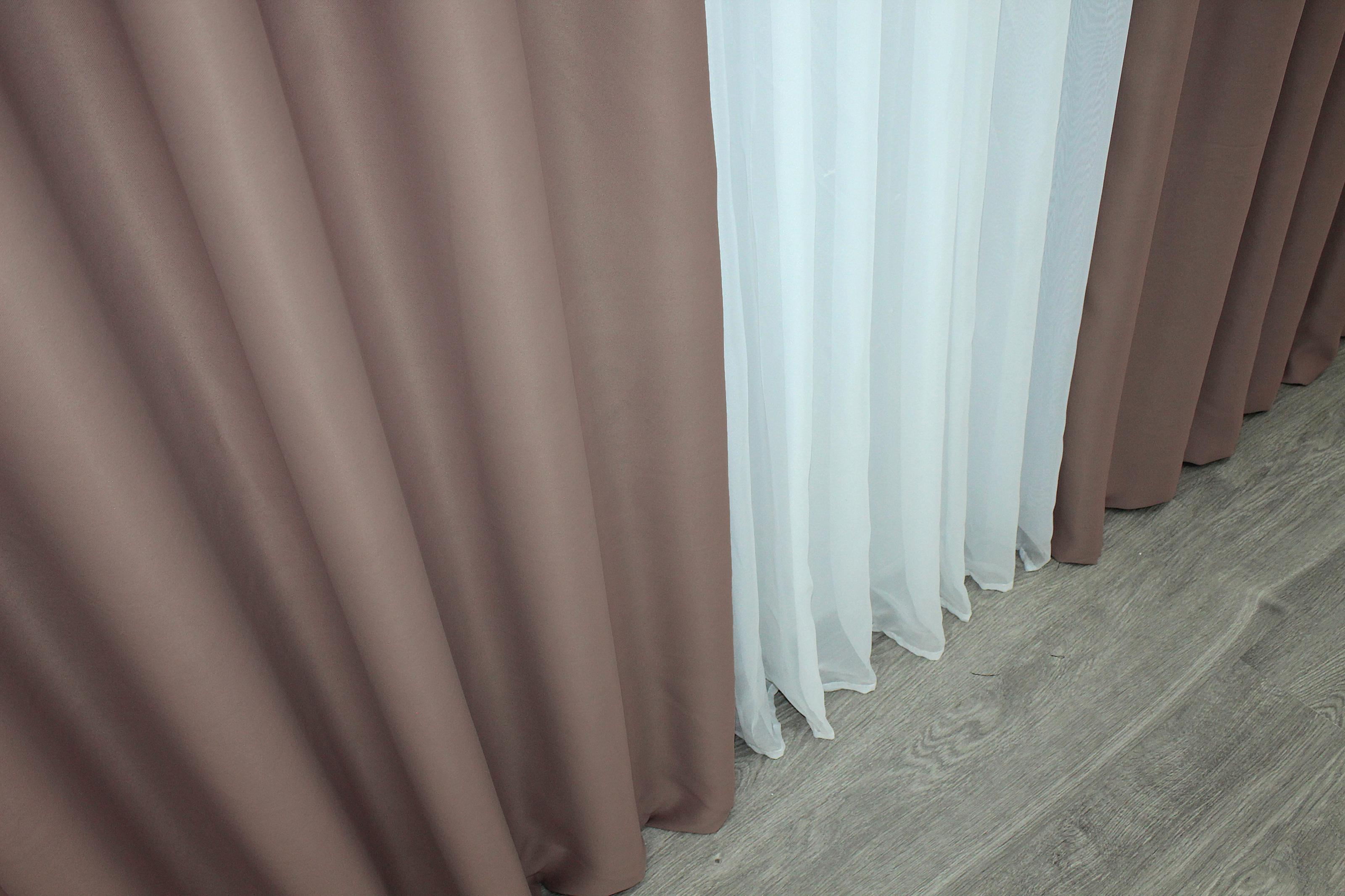 Комплект штор VR-Textil Midnight № 1224ш блекаут 150х290 см 2 шт. Темно-пудровий (33-0068) - фото 7 Комплект штор VR-Textil Midnight № 1224ш блекаут 150х290 см 2 шт. Темно-пудровий (33-0068) - фото 7