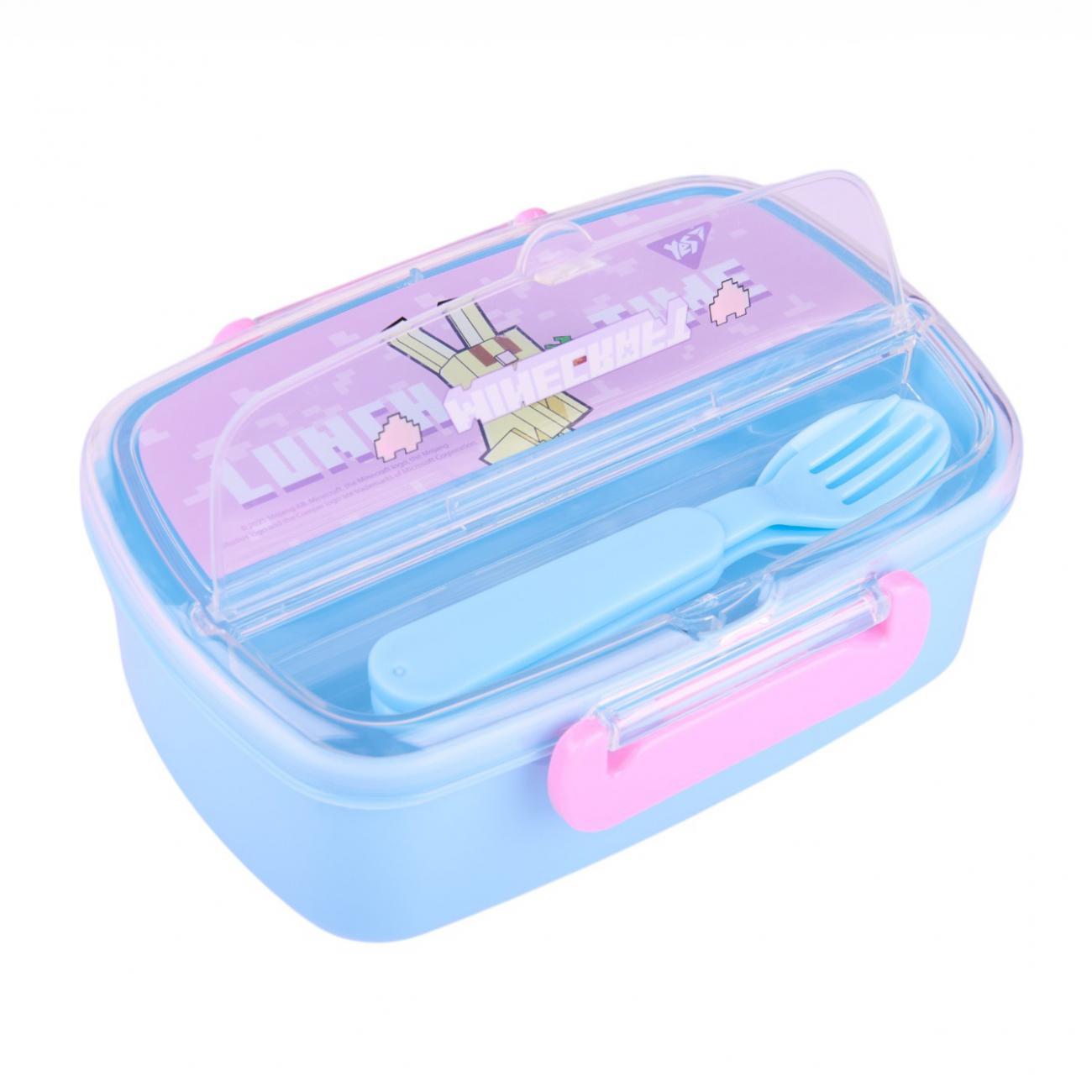 Контейнер Yes Minecraft.Spring 750 мл с приборами (708370) - фото 2