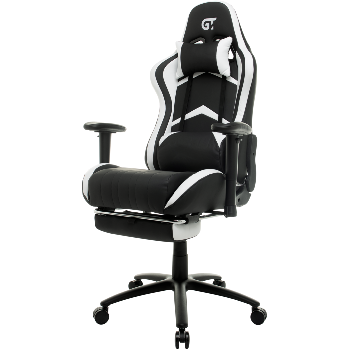 Кресло геймерское GT Racer X-2534-F Black/White - фото 3