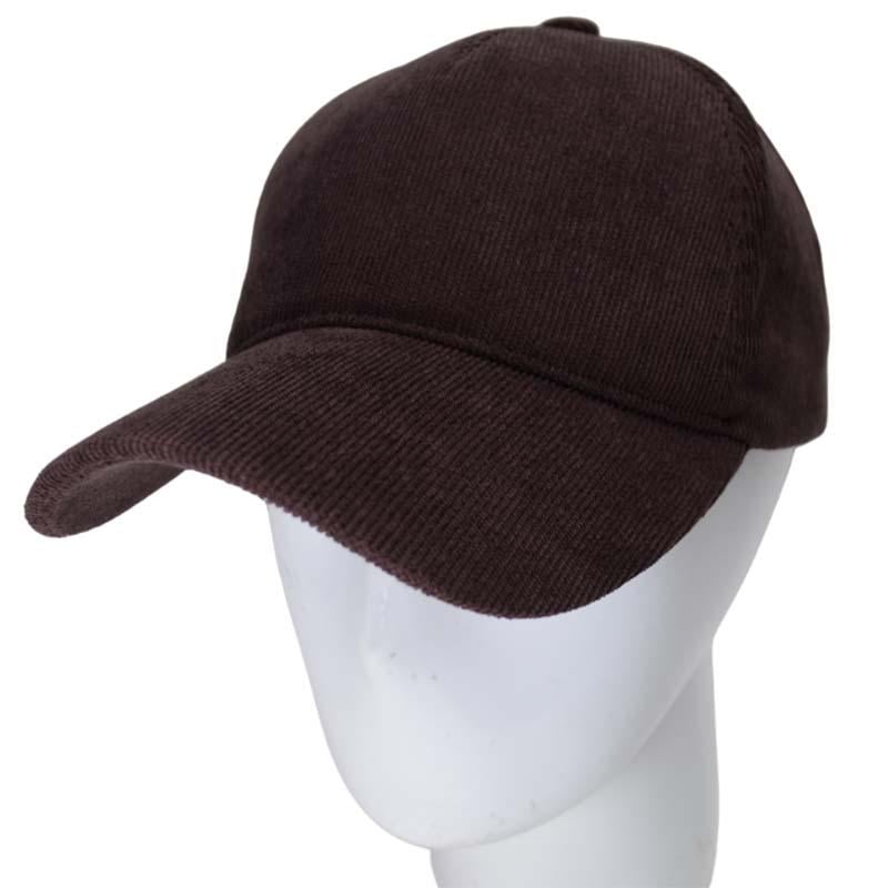 Бейсболка Sofi BVH22505 пустушка п'ятиклінка з регулятором розміру вельветова L/р. 57-58 Коричневий