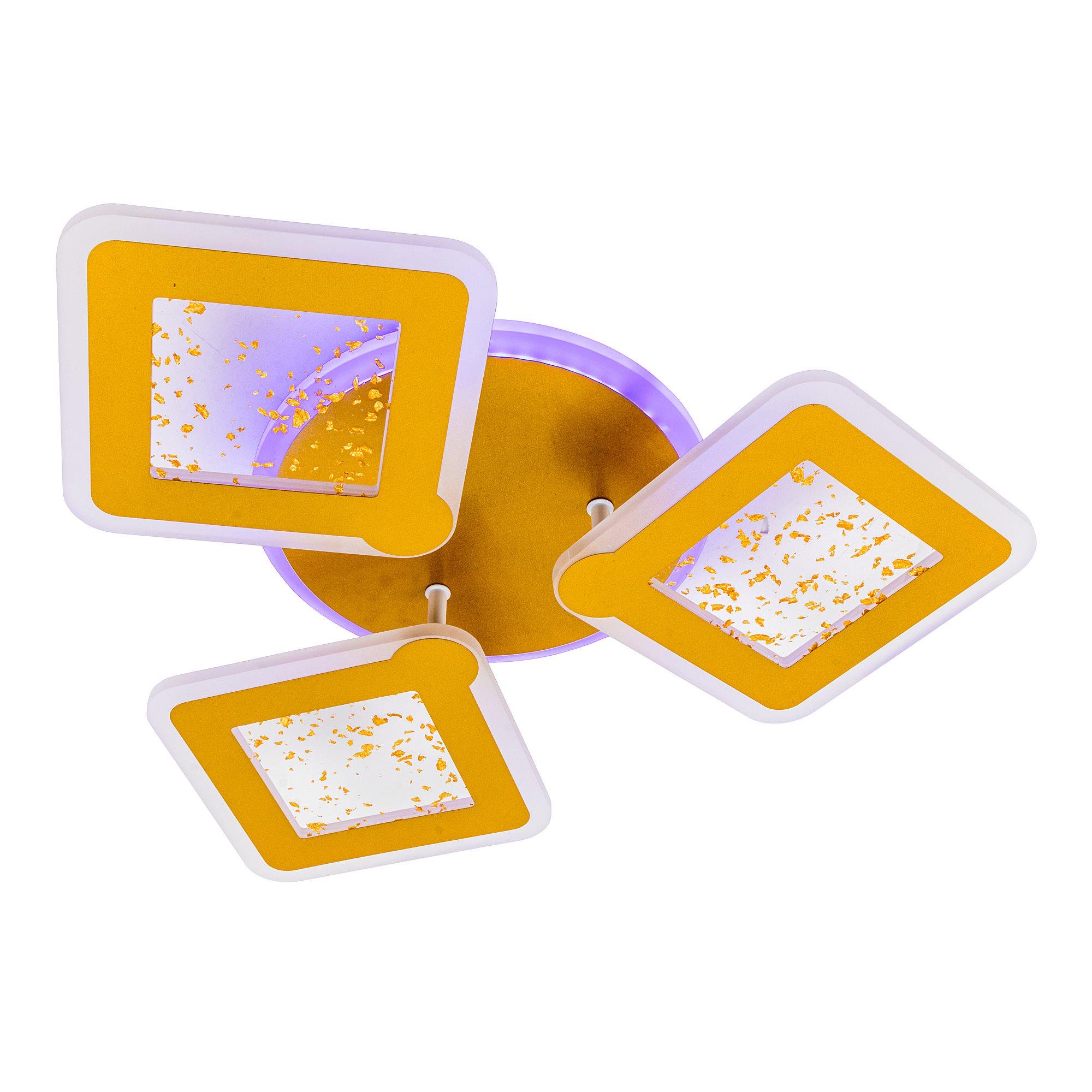 Люстра светодиодная с пультом Valeso V K39977-3+1 GD (000036412) - фото 8 Люстра светодиодная с пультом Valeso V K39977-3+1 GD (000036412) - фото 8