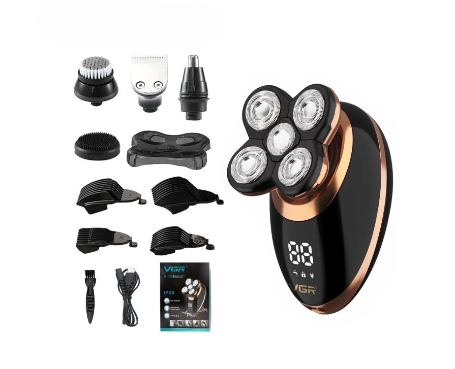 Бритва аккумуляторная водонепроницаемая с LED дисплеем (7898_620)