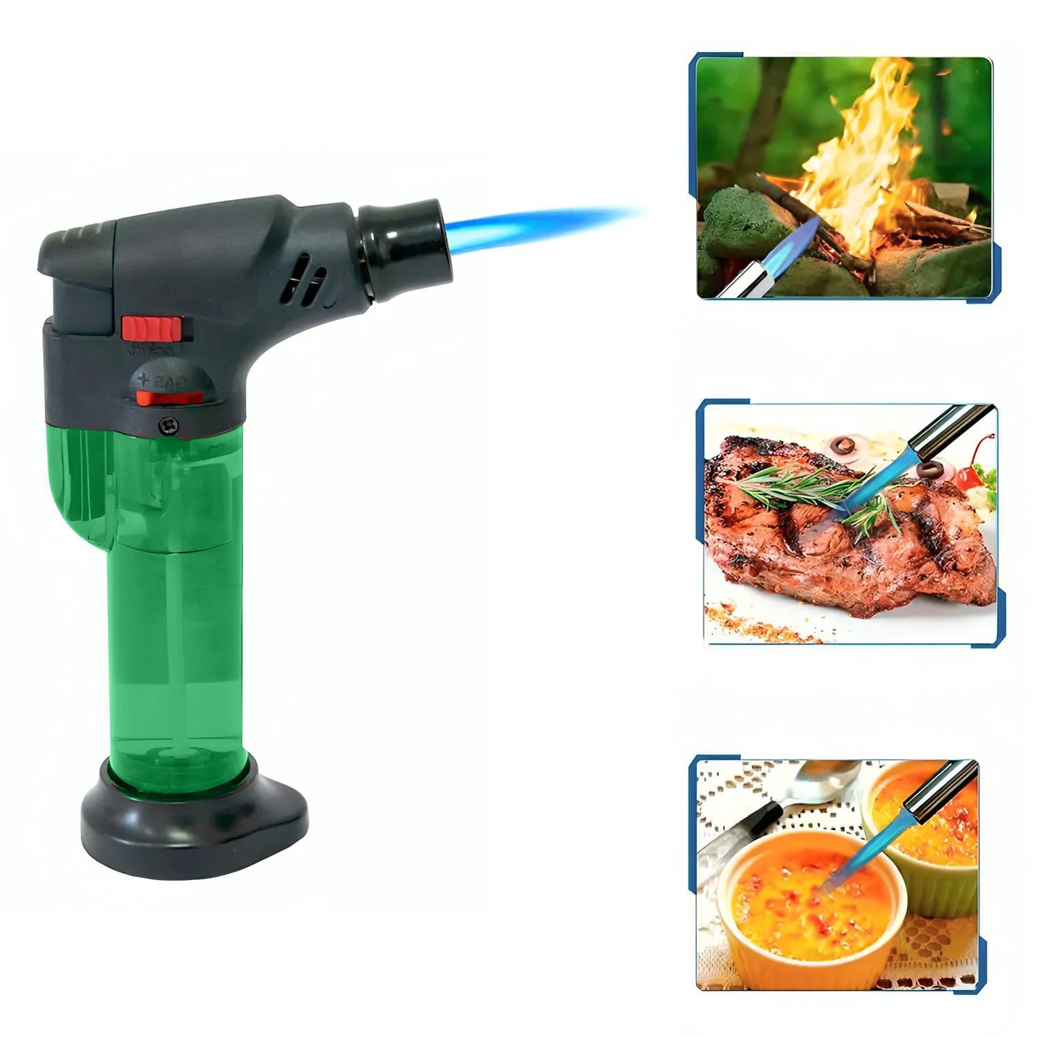 Кондитерський газовий пальник Blow Torch Jet для карамелізації Зелений (18165146) - фото 4