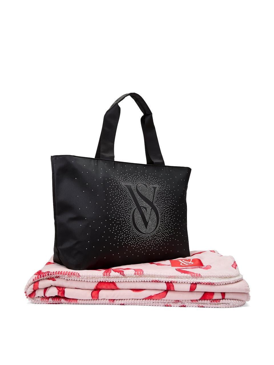 Набор сумка/плед Victoria's Secret Shine Tote Bag/Cozy Blanket (224137891984)