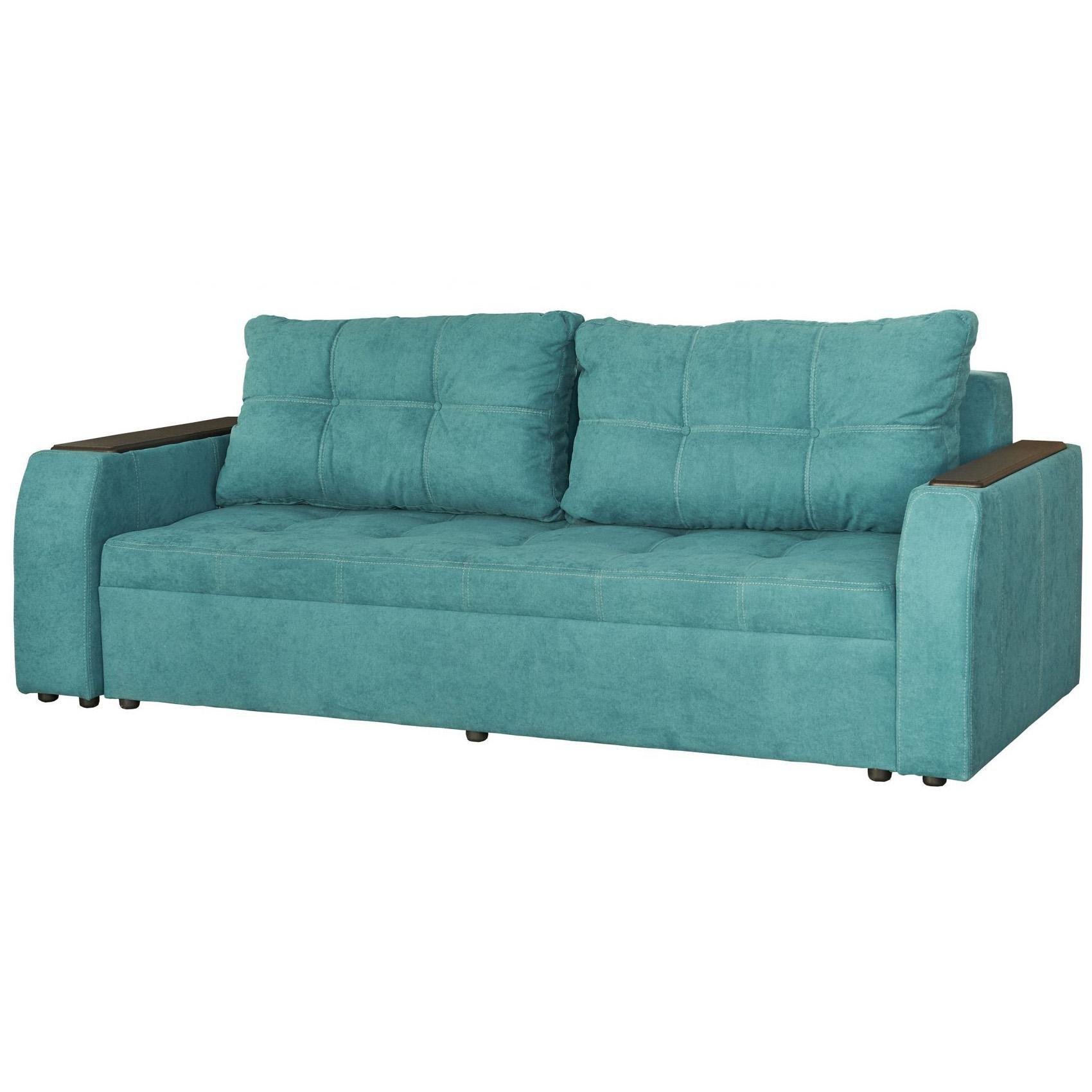 Диван раскладной Мебель-Сервис Дина выкатной ДСП/металл ткань Росто Бирюзовый - фото 1 Диван раскладной Мебель-Сервис Дина выкатной ДСП/металл ткань Росто Бирюзовый - фото 1