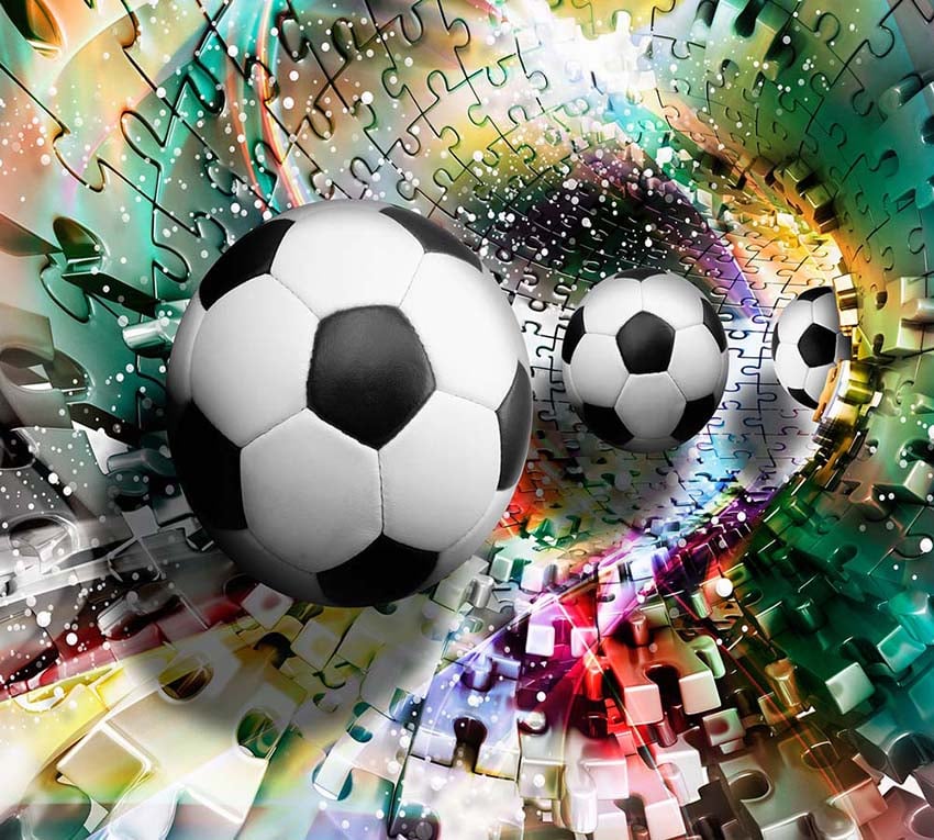 Фотообои WS Wallpaper 3D Мячи 294x270 см (31265)