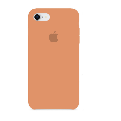 Чехол SIlicone Case для iPhone 7/8 Protective Matte New Apricot