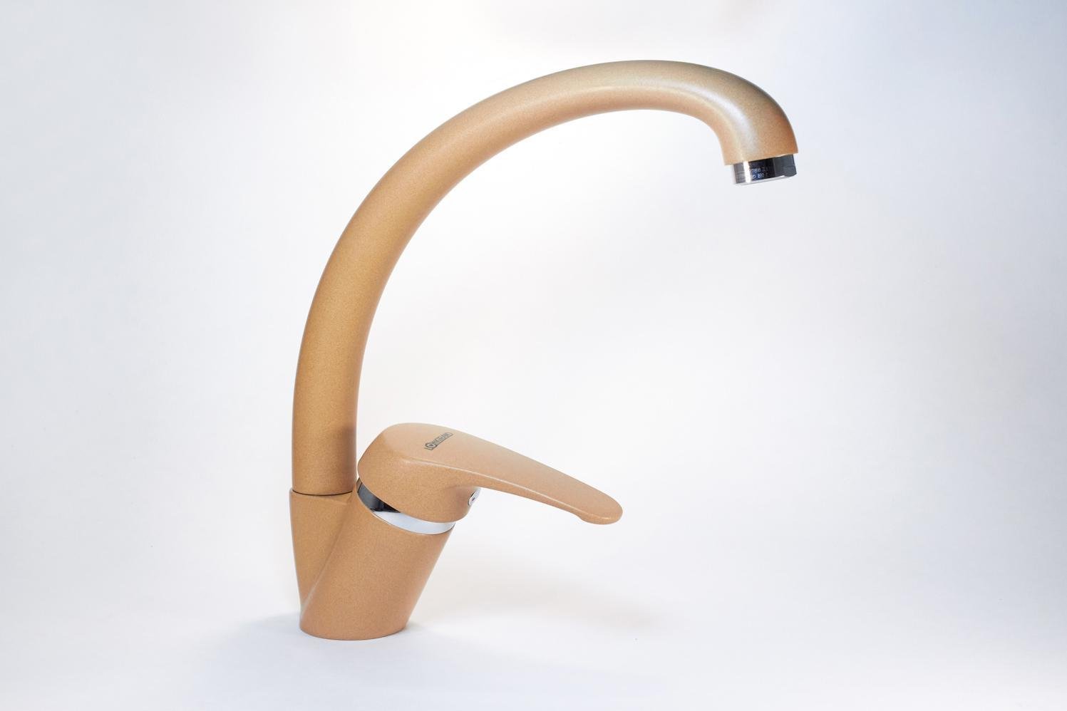 Смеситель кухонный LONGRAN G08910 Оранжевый (11 Cayenne)