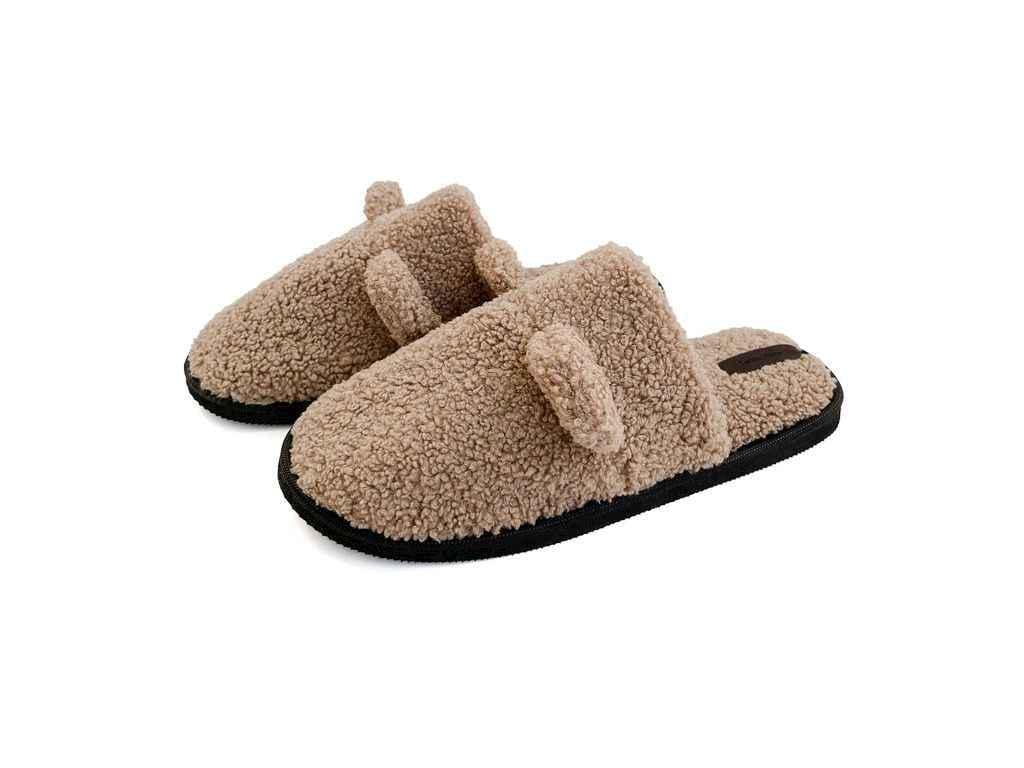 Тапочки домашние женские Twins HS TEDDI меховые р. 38/39 Коричневый (1098289)