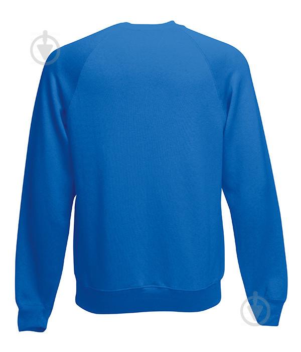 Світшот Fruit of the Loom Classic raglan sweat L Яскраво-Синій (062216051L) - фото 2