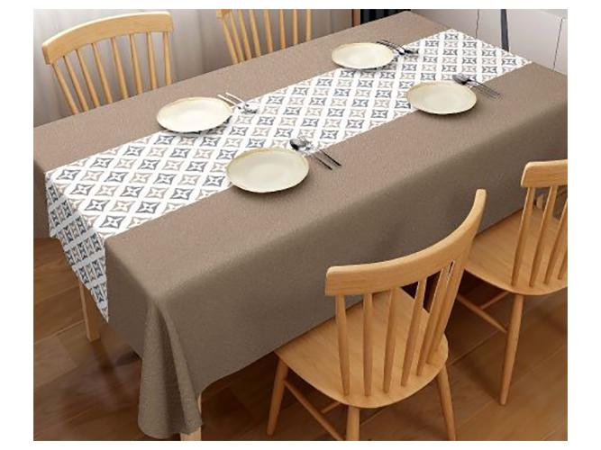 Клеенка ПВХ 3-слойная глянцевая на тканевой основе Glossy 1,37x20 м за 1 рулон (MMS-MA-5303)