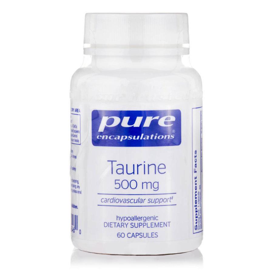 Аминокислота Pure Encapsulations Taurine 500 мг 60 капс. (8089)