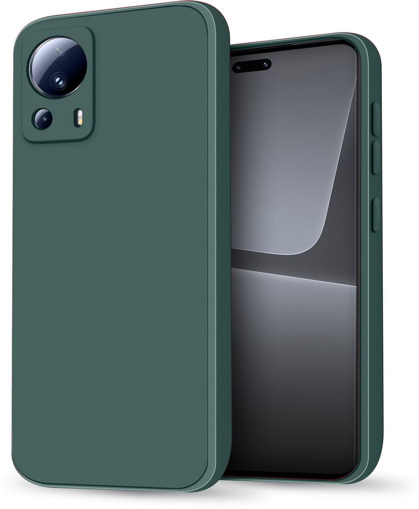 Силиконовый чехол HardCorner Xiaomi 13 Lite (с микрофиброй) Green (38323-08)