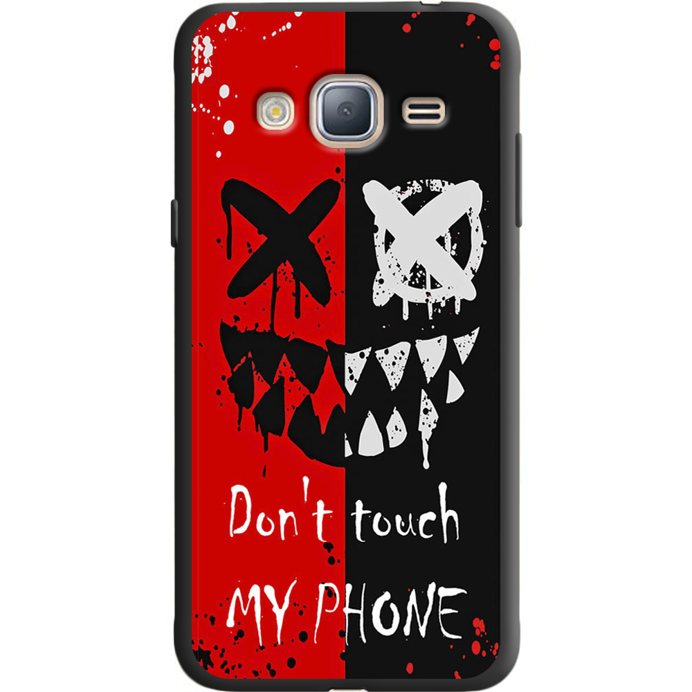 Чехол BoxFace Samsung J320 Galaxy J3 Bad Smile Черный силикон (24962-up2468-36110)