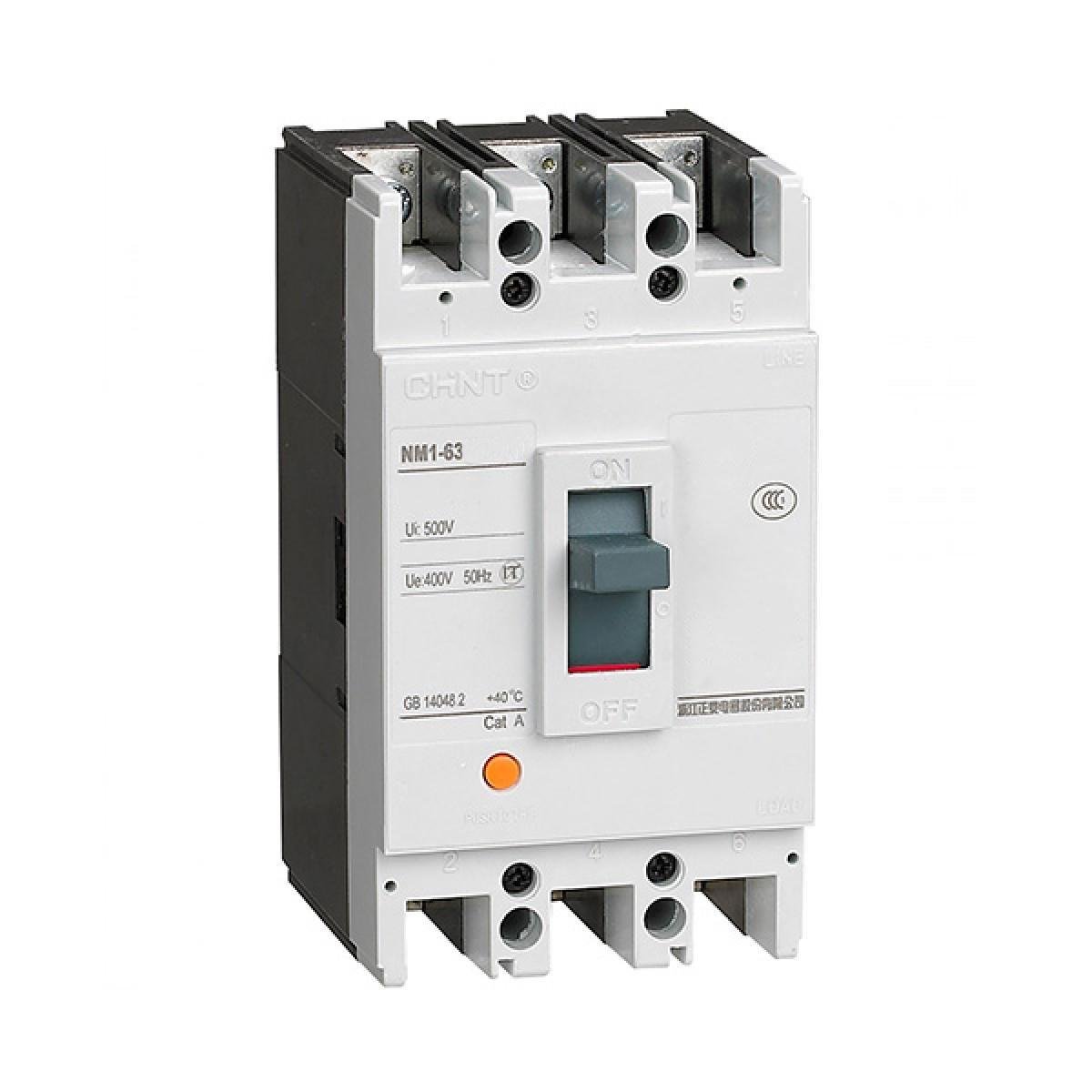 Автоматичний вимикач CHINT NM1-63H 3Р 40А 35кА (126697)