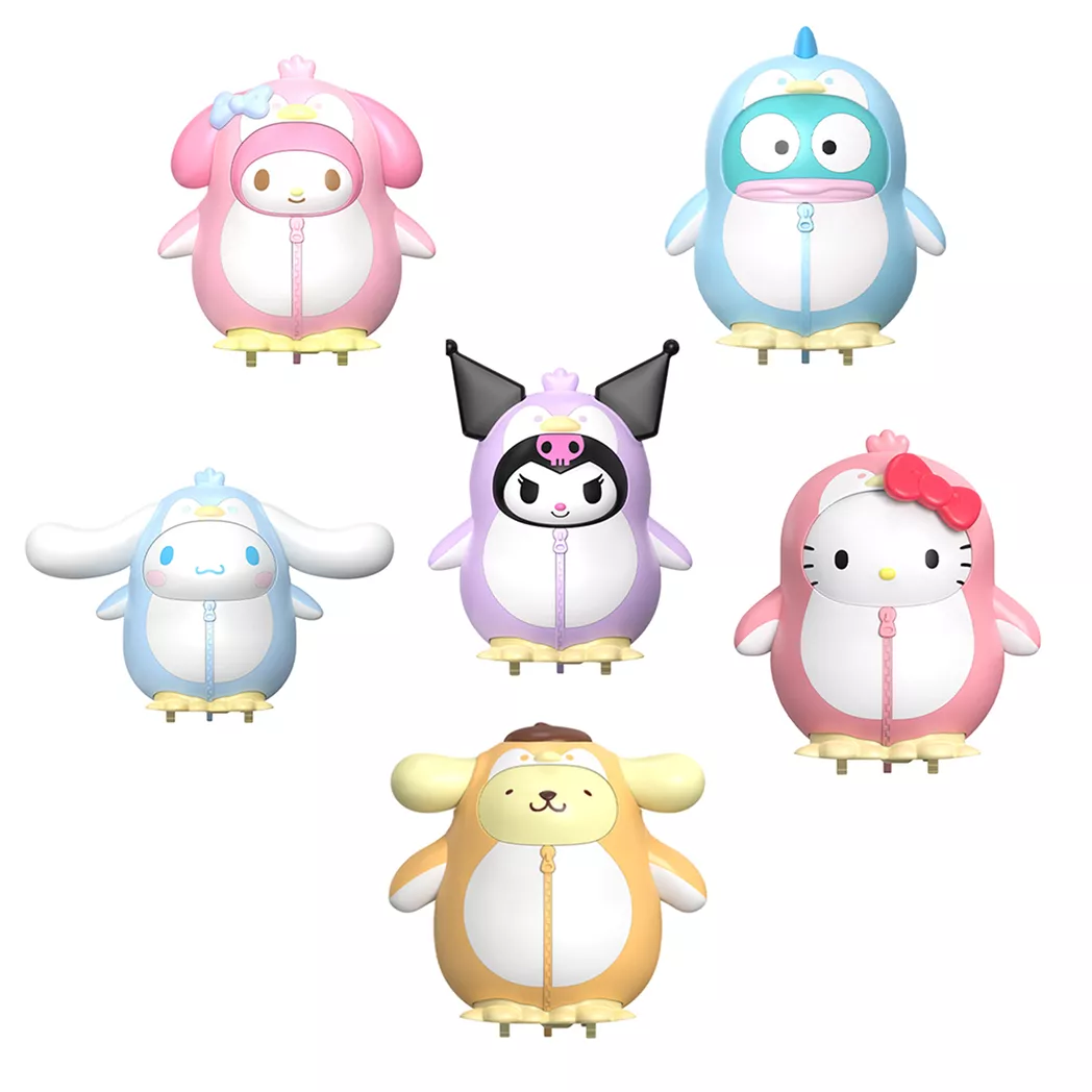 Фигурка-сюрприз механическая Pop Top Hello Kitty and Friends Бал пингвинов 1 шт. (25WDL-001)