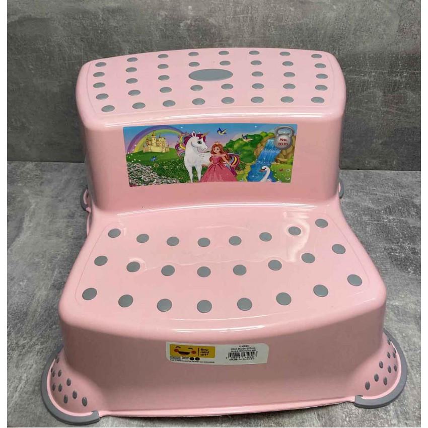 Подставка-скамейка детская для унитаза/раковины Irak Plastik CM-520 Розовый (1678768373) Подставка-скамейка детская для унитаза/раковины Irak Plastik CM-520 Розовый (1678768373)