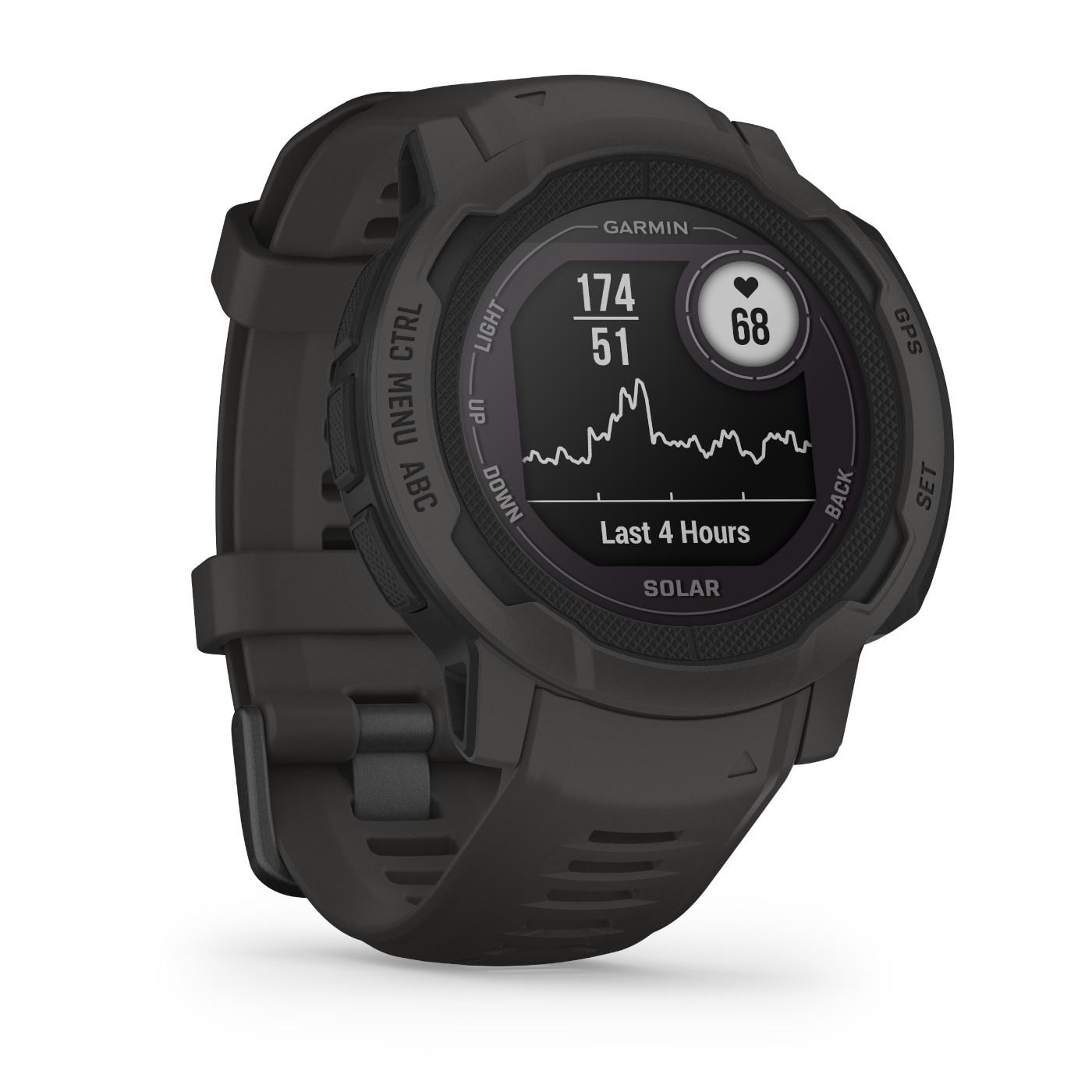 Смарт-годинник Garmin Instinct 2 Solar (010-02627-00/10) Graphite - фото 2