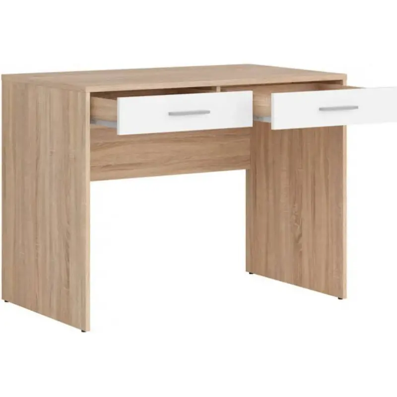 Стол письменный Гербор Непо BIU2S 100х59х76 см Дуб сонома/Нимфея альба (23266425) - фото 2 Стол письменный Гербор Непо BIU2S 100х59х76 см Дуб сонома/Нимфея альба (23266425) - фото 2