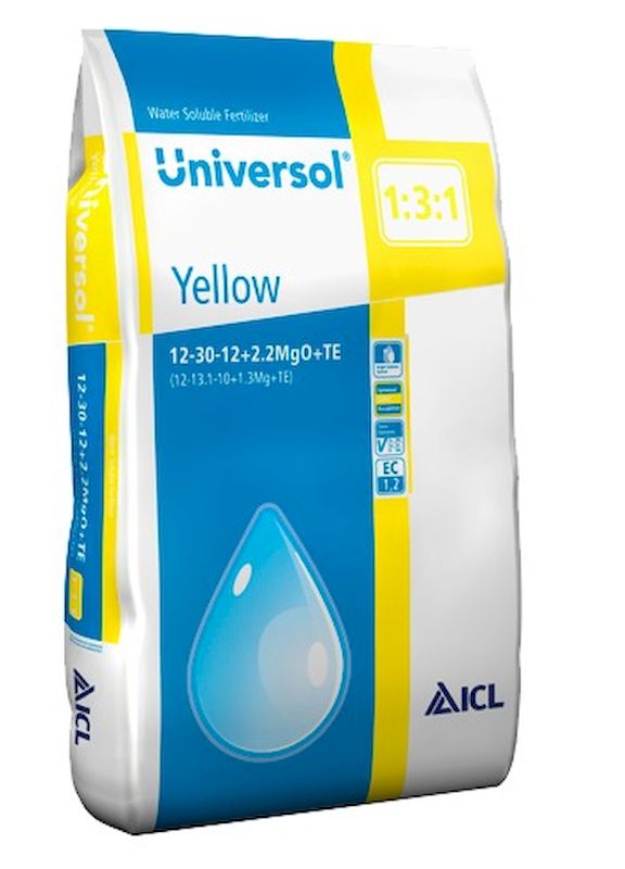 Удобрение ICL Universol 12+30+12+2MgO+Te 25 кг Yellow