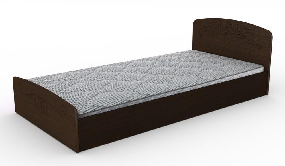 Односпальне ліжко Компаніт Ніжність-90 МДФ Венге (987820)