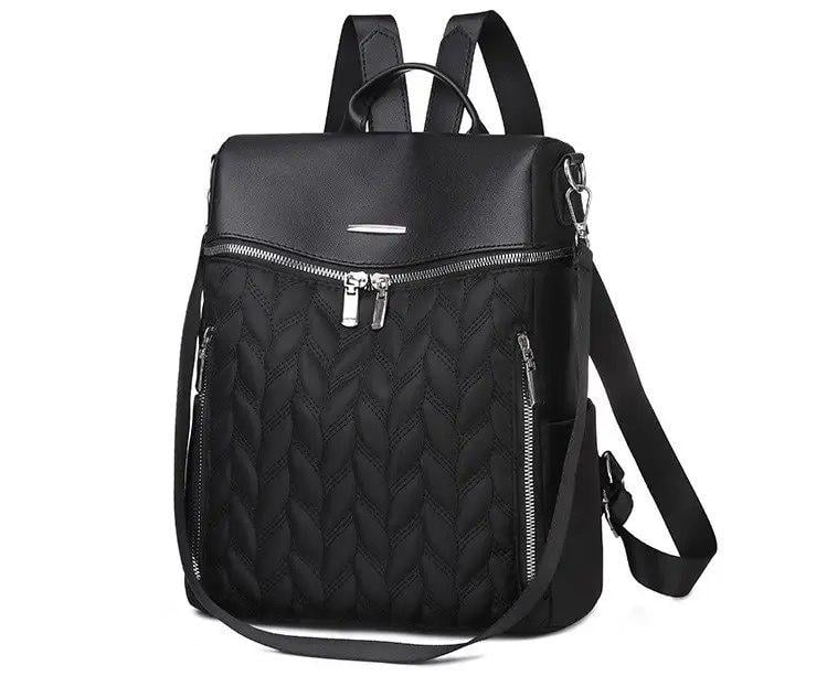 Рюкзак-сумка женский плетенный Черный Рюкзак-сумка женский плетенный Черный