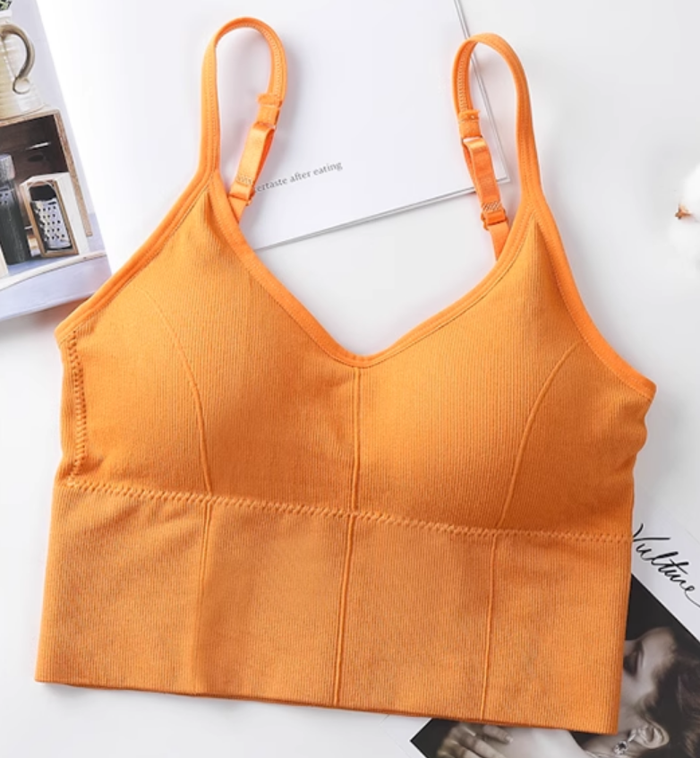 Топ-бюстгальтер с регулируемыми бретелями M Оранжевый (23-66-1345-ОР)