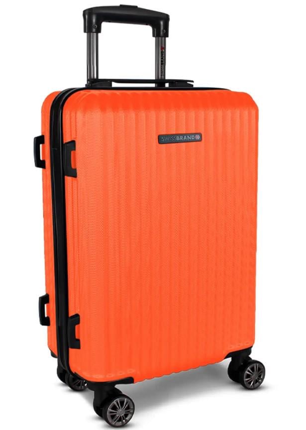 Чемодан Swissbrand Riga 2.0 L Neon Orange (SWB_LHRIG743L)