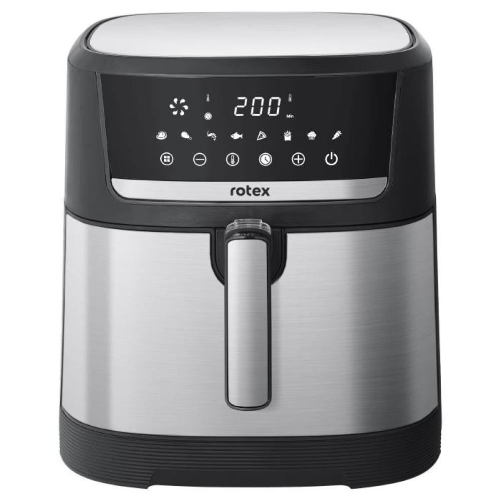 Аэрофритюрница Rotex ROM970-XXL Up&DownFry 2000 Вт 7,5 л Серебристый (2768660562)