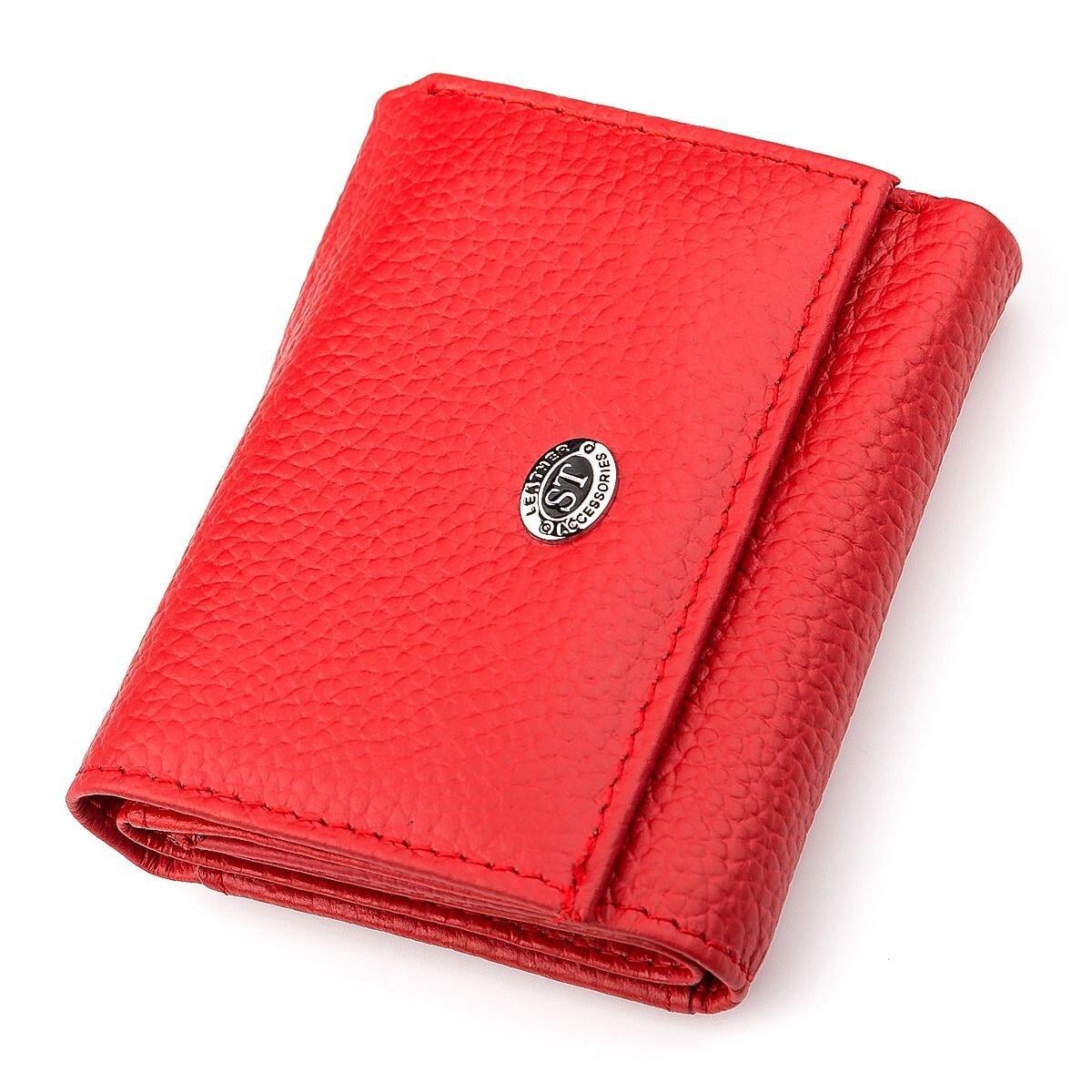 Кошелек женский ST Leather 18323 из натуральной кожи Красный (168-136-18323)
