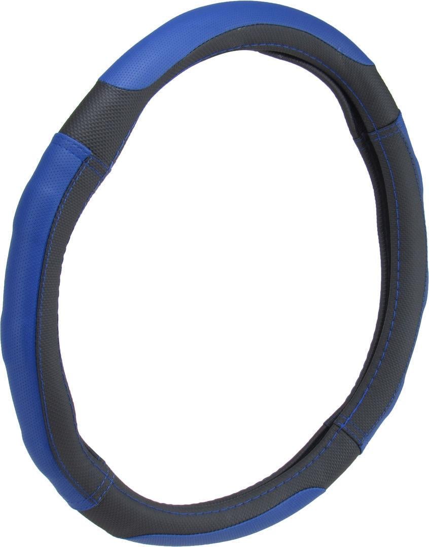 Чехол на руль CarLife M 37-39 см перфорированный Синий (0304173) Чехол на руль CarLife M 37-39 см перфорированный Синий (0304173)