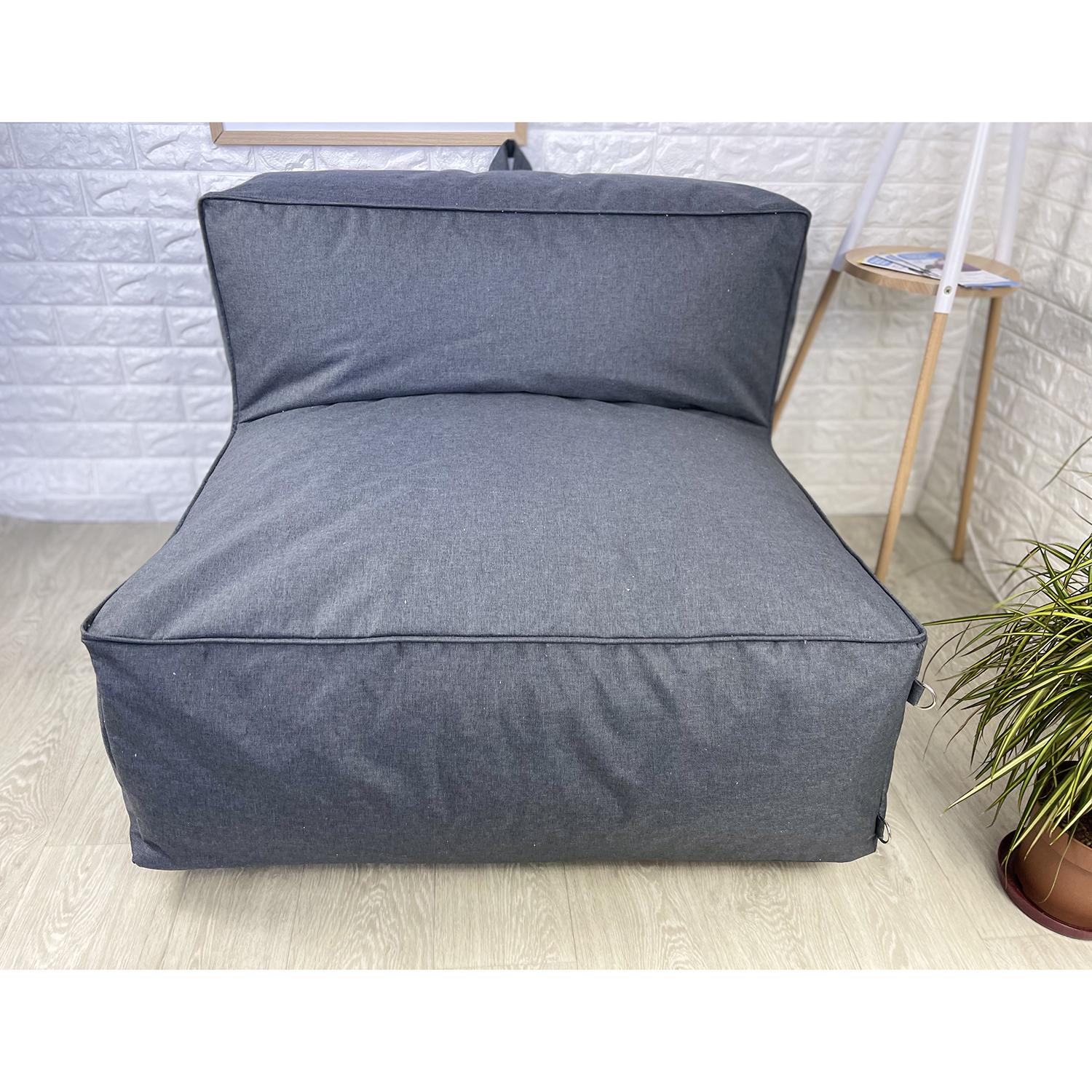 Безкаркасний модульний диван Tia-Sport Блек прямий Сірий - фото 3