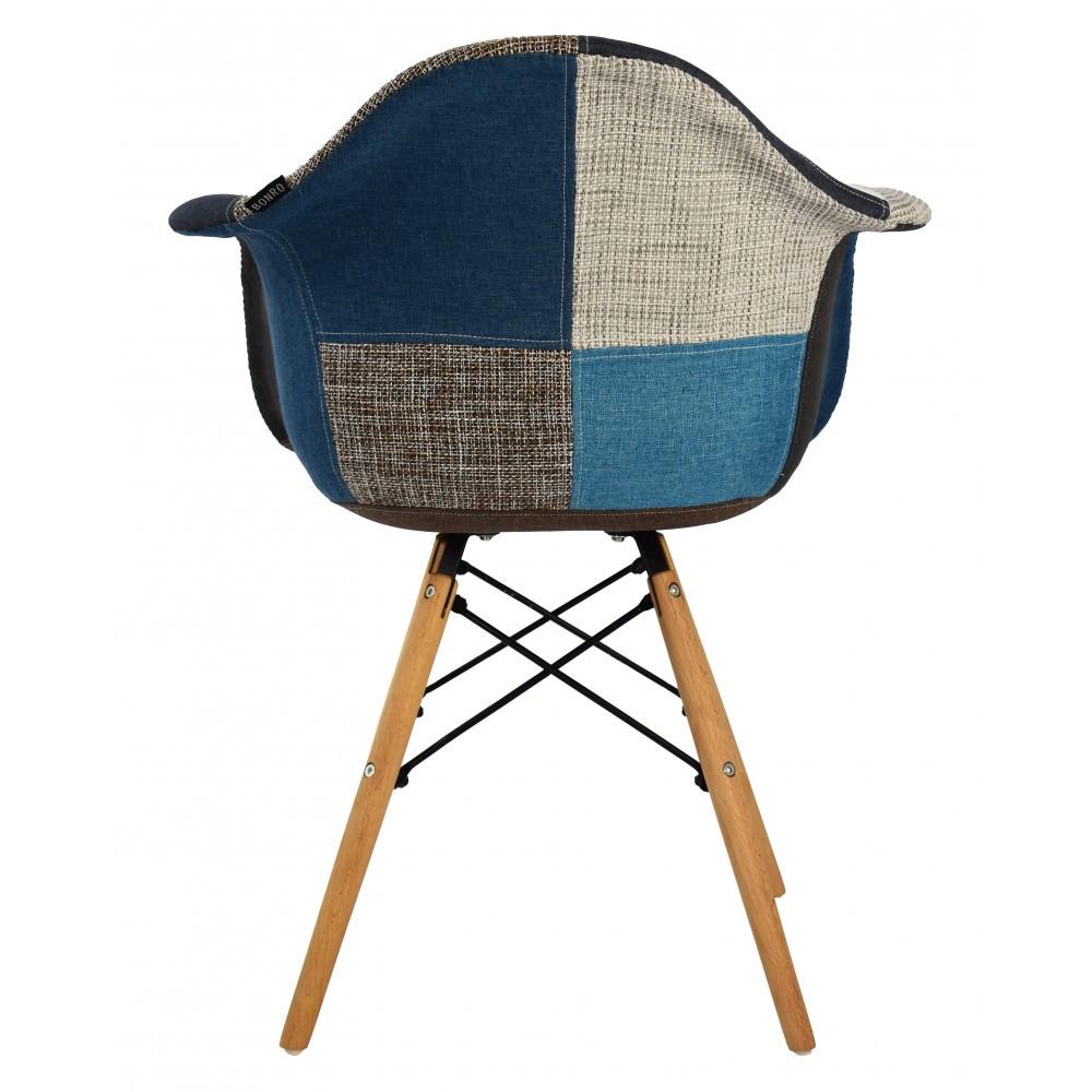 Стул для кухни обеденный Bonro В-437 PW BW PATCHWORK (42300056) - фото 5 Стул для кухни обеденный Bonro В-437 PW BW PATCHWORK (42300056) - фото 5