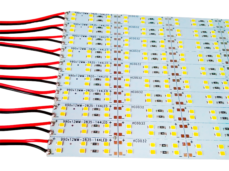 Линейка светодиодная 2835-144LED IP20 6000K 12V 1000 мм LEDUA (5798)